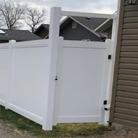 Single Swing PVC Gate