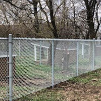 White Chain Link-Fence